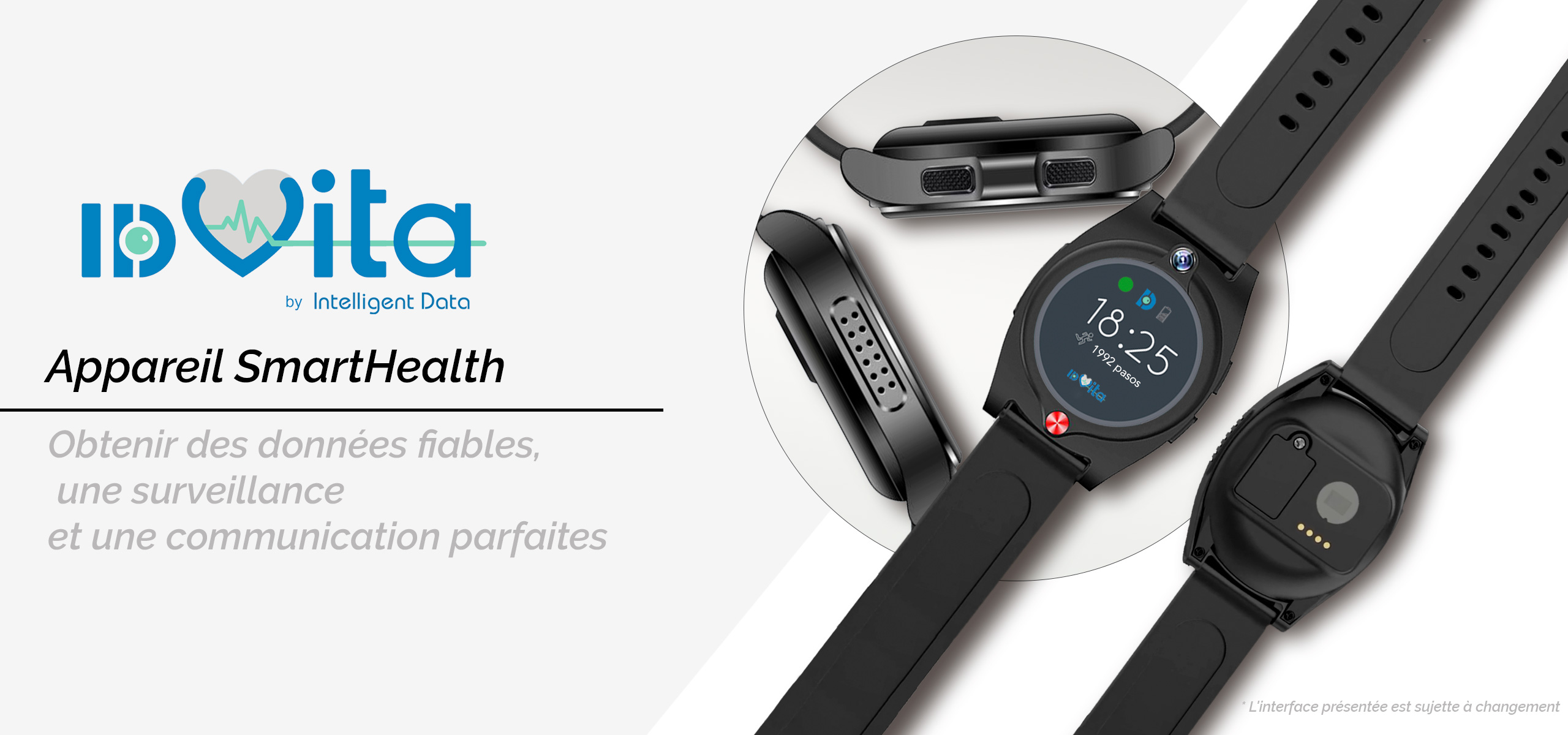 ID Vita - Smartwatch Téléassistance - Accueil